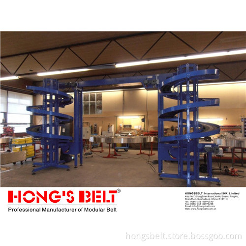 The 600mm Width Spiral Modular Conveyor (HS-2200B)